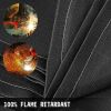 VEVOR 6 x 10 Ft Welding Blanket Black Fiberglass Blanket Portable Fiberglass Fire Retardant Blanket Welding Mat Welding Fireproof Thermal Resistant In