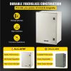 VEVOR NEMA Steel Enclosure, 24 x 16 x 9'' NEMA 4X Fiberglass Electrical Box, IP66 Waterproof & Dustproof, Outdoor/Indoor Electrical Junction Box