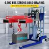 VEVOR Forklift Lifting Hook, 6600lbs Capacity Forklift Lifting Hoist, Red Forklift Mobile Crane with Swivel Hook and Two Large T-Screws